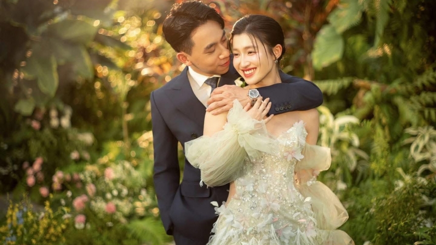 Hé lộ ảnh cưới của Á hậu Phương Nhi và thiếu gia Minh Hoàng