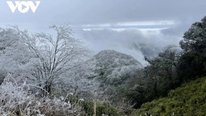 Northern Vietnam sees coldest spell since start of winter, temperatures even drop to 0.2°C