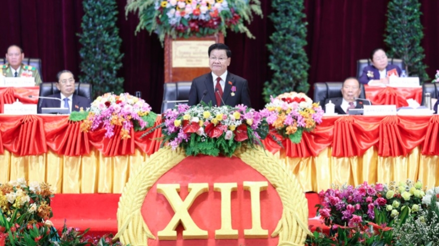 Vietnamese Party chief congratulates Lao counterpart on re-election