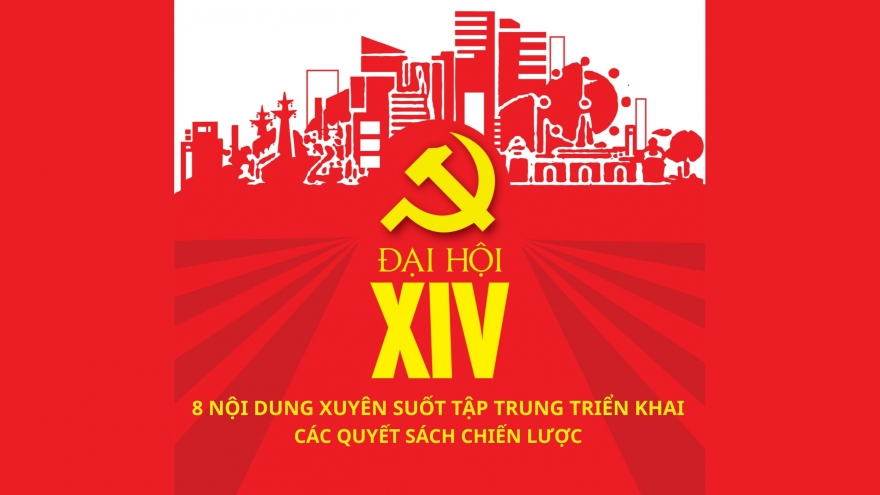8 nội dung xuyên suốt tập trung triển khai các quyết sách chiến lược