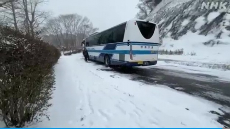 Nhật Bản đón đợt tuyết kỷ lục đầu tiên trong năm mới