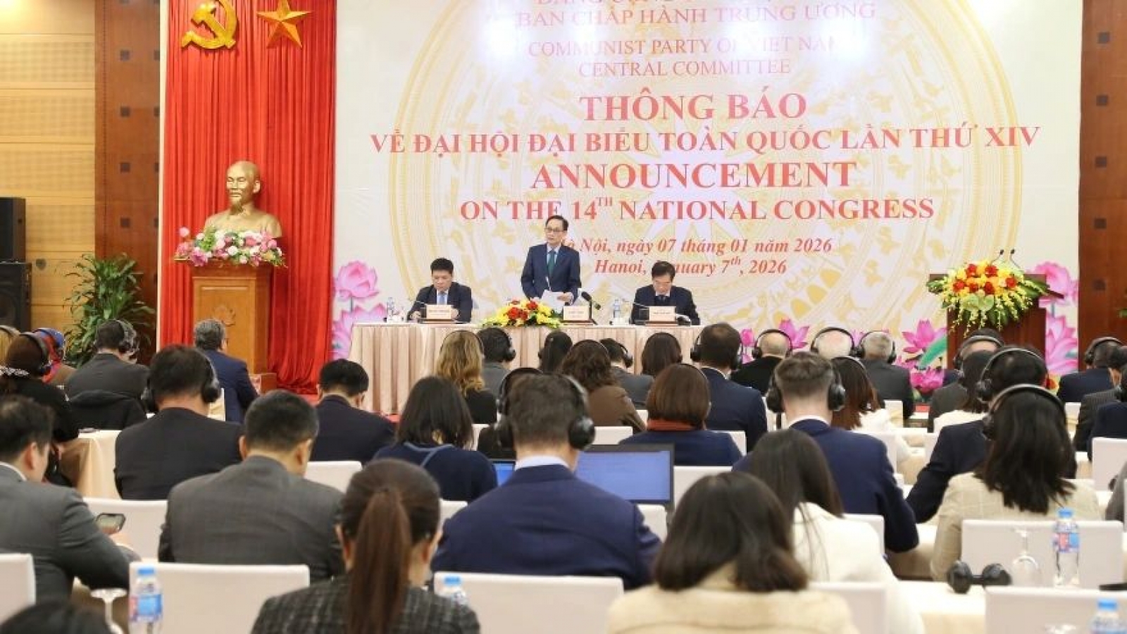 Plans for 14th National Party Congress announced to foreign diplomatic missions