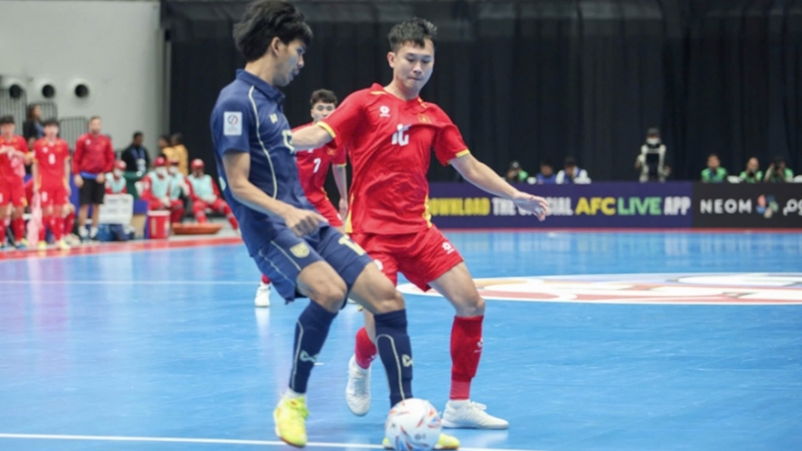 Vietnam lose 0-1 to Thailand, finish second in Group B at AFC Futsal Asian Cup