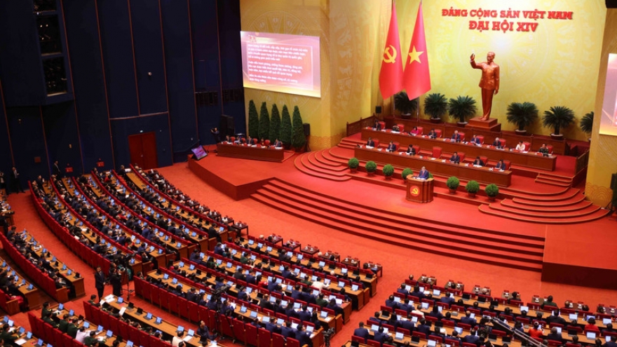 Press release on opening session of 14th National Party Congress