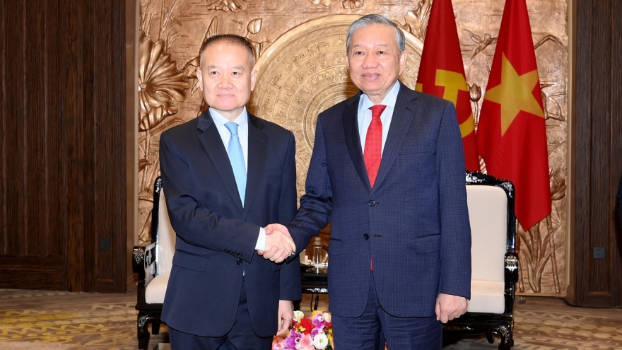 Tổng Bí thư Tô Lâm tiếp Đặc phái viên của Tổng Bí thư, Chủ tịch Trung Quốc