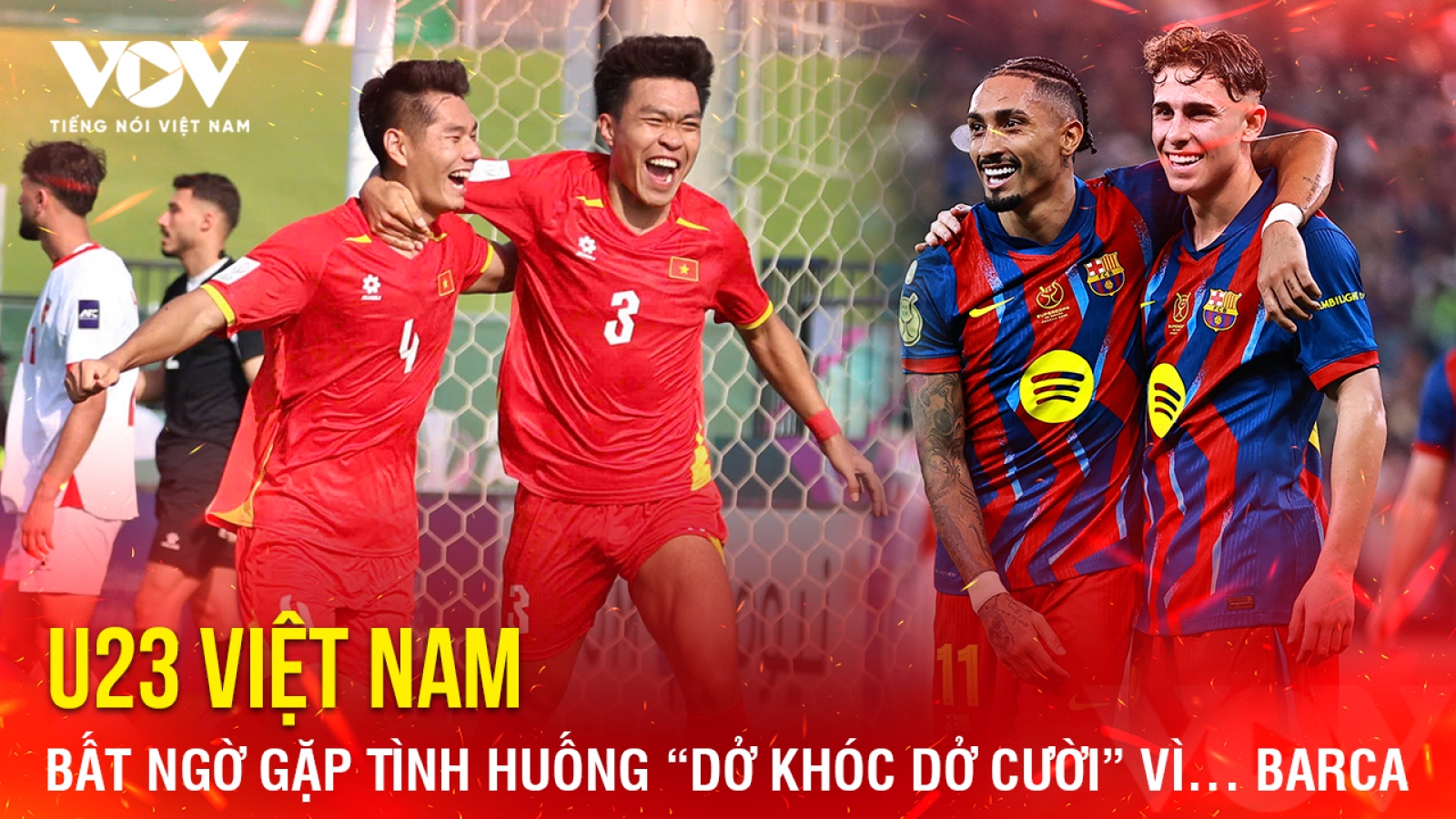 Tin bóng đá 9-1: U23 Việt Nam bất ngờ gặp tình huống “dở khóc dở cười” vì… Barca