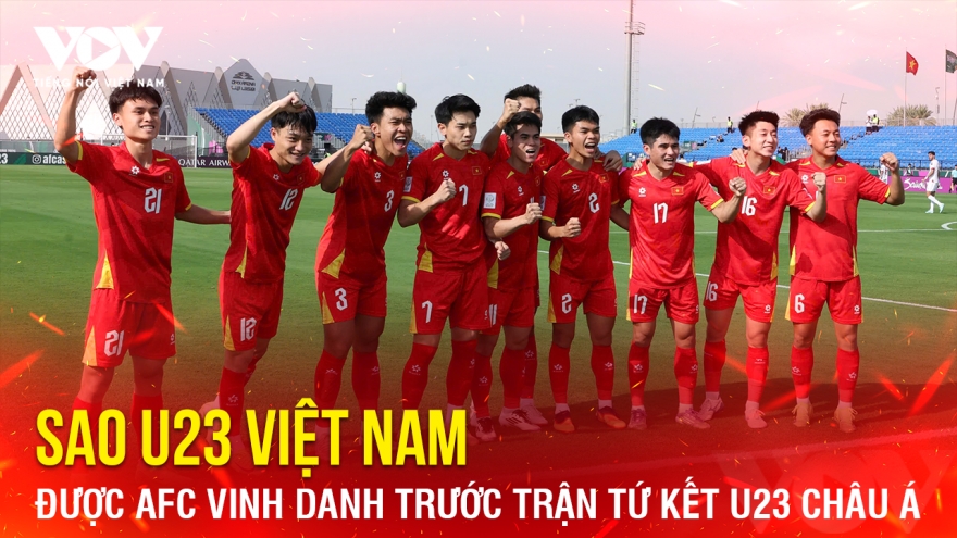 Tin bóng đá 16-1: Sao U23 Việt Nam được AFC vinh danh trước trận tứ kết U23 châu Á