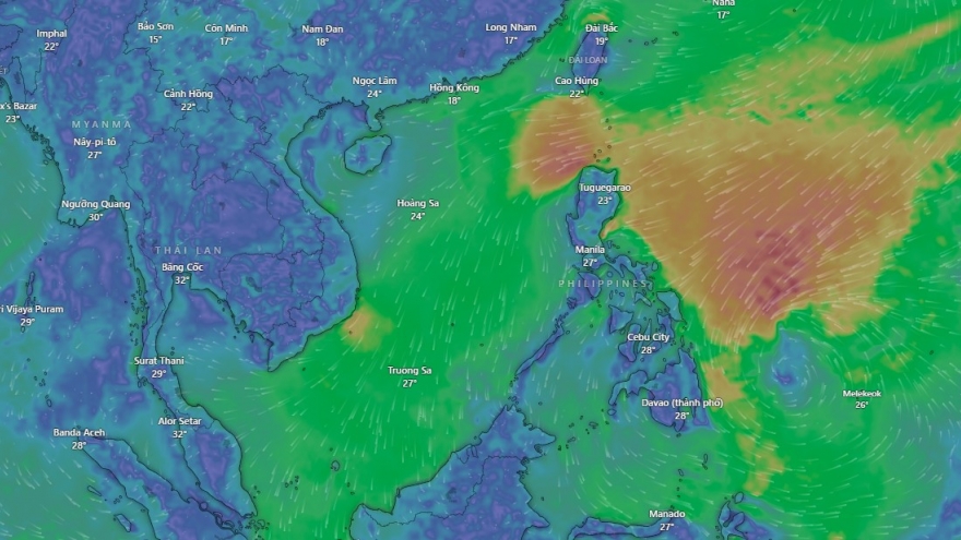 Áp thấp nhiệt đới ở phía Đông Philippines có thể mạnh lên thành bão
