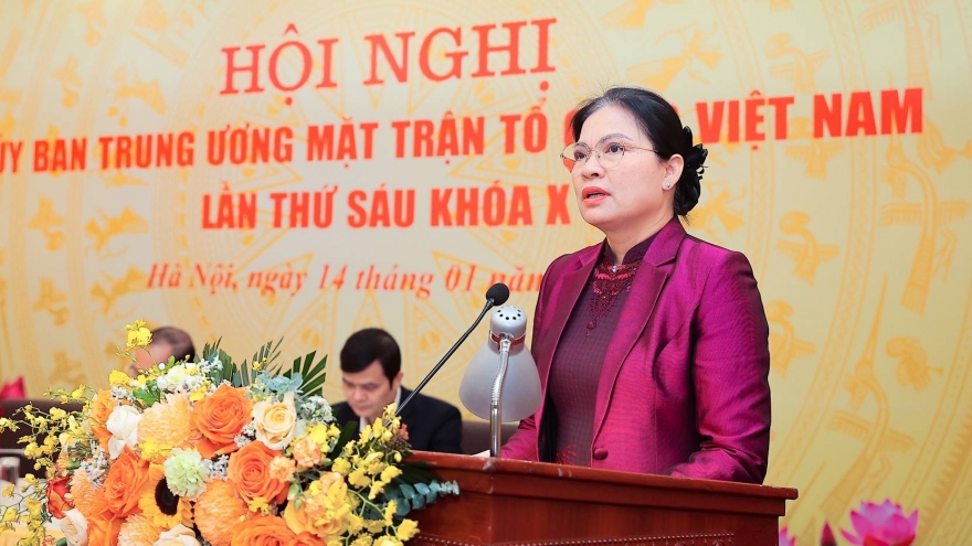 Bà Hà Thị Nga giữ chức Phó Chủ tịch – Tổng Thư ký Ủy ban Trung ương MTTQ Việt Nam