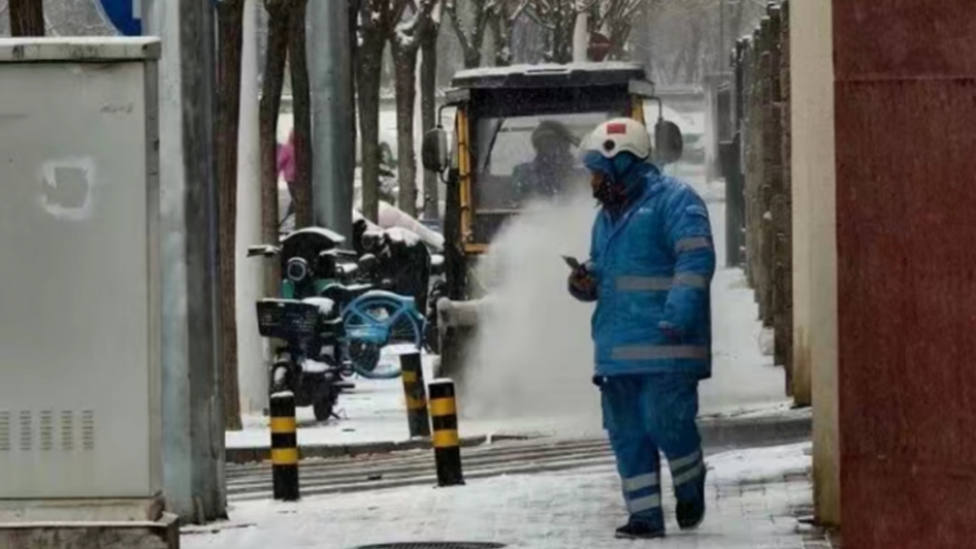 Rét đậm ở Trung Quốc khiến nhiều nơi đóng cửa trường học, ảnh hưởng giao thông