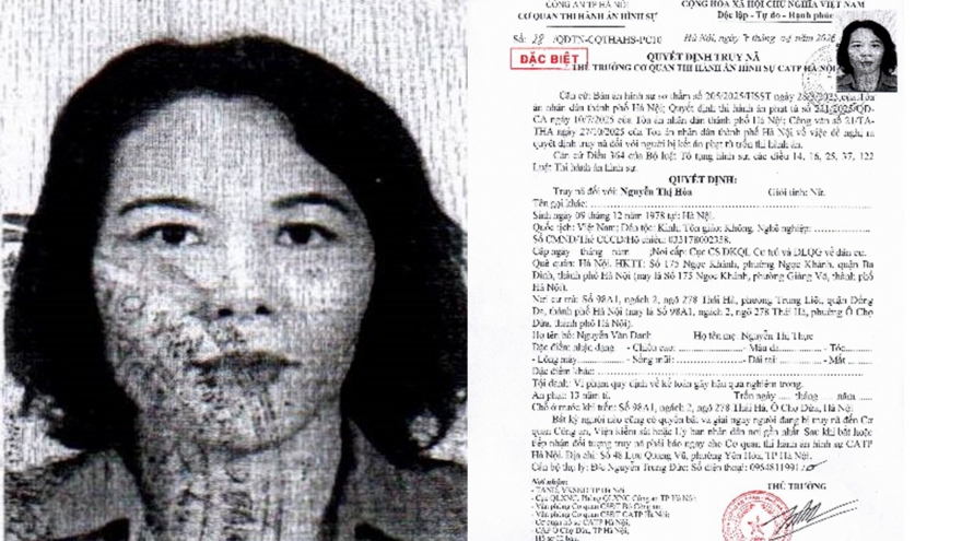 Bị tuyên án 13 năm tù, người phụ nữ ở Giảng Võ, Hà Nội bỏ trốn