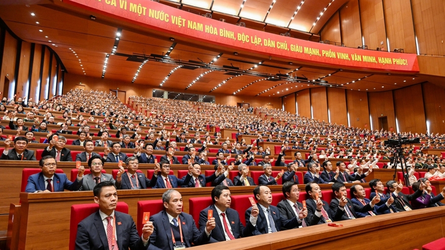 Thông qua Nghị quyết Đại hội đại biểu toàn quốc lần thứ XIV của Đảng