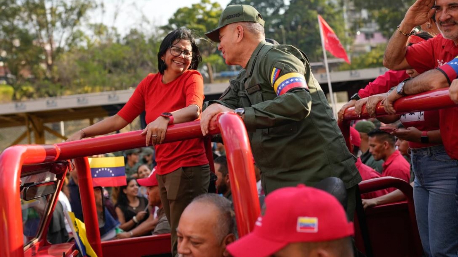 Bà Rodriguez tuyên bố Venezuela không chịu sự chi phối từ thế lực bên ngoài