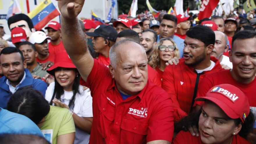 Mỹ cảnh báo Bộ trưởng Nội vụ Venezuela có thể trở thành mục tiêu hàng đầu