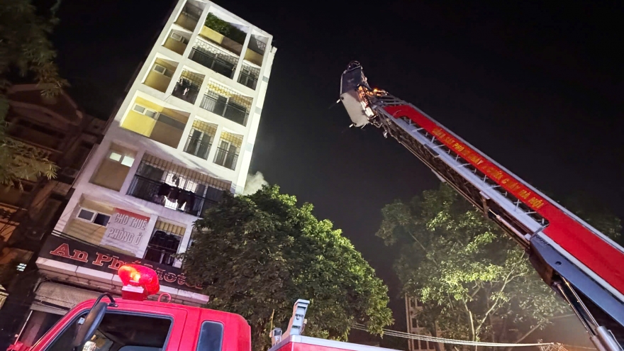Tạm giữ nghi phạm phóng hỏa nhà nghỉ 8 tầng ở Vũ Trọng Khánh, Hà Nội