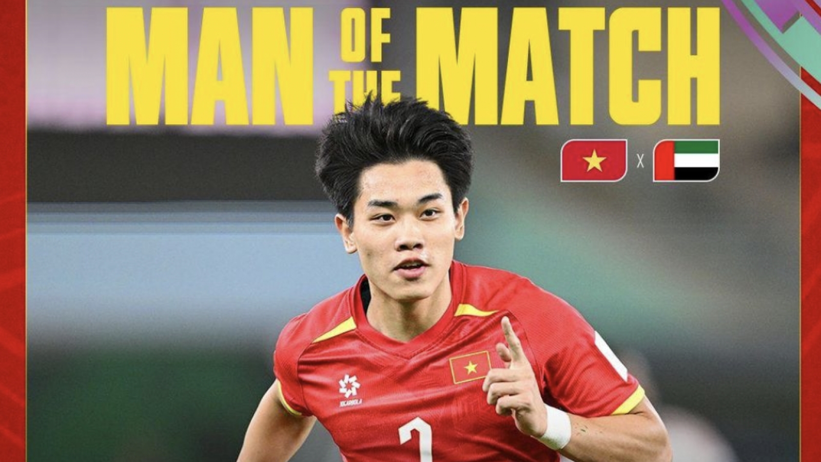 AFC honours Dinh Bac after outstanding performance against UAE