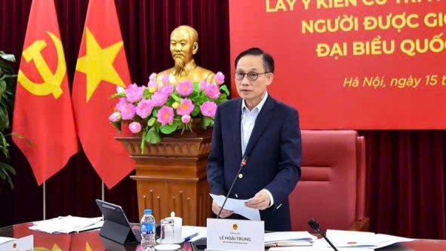 Giới thiệu Bộ trưởng Ngoại giao Lê Hoài Trung ứng cử đại biểu Quốc hội khóa XVI