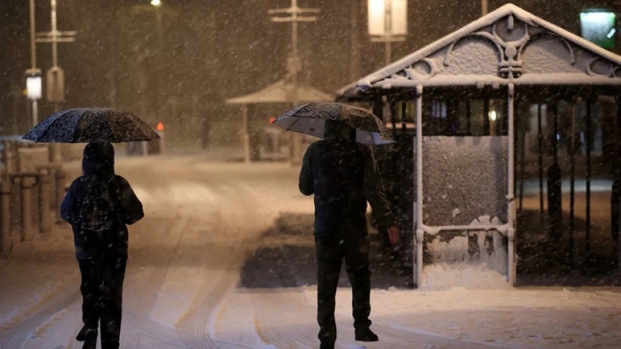 Đông Âu gồng mình chống chọi bão tuyết lịch sử