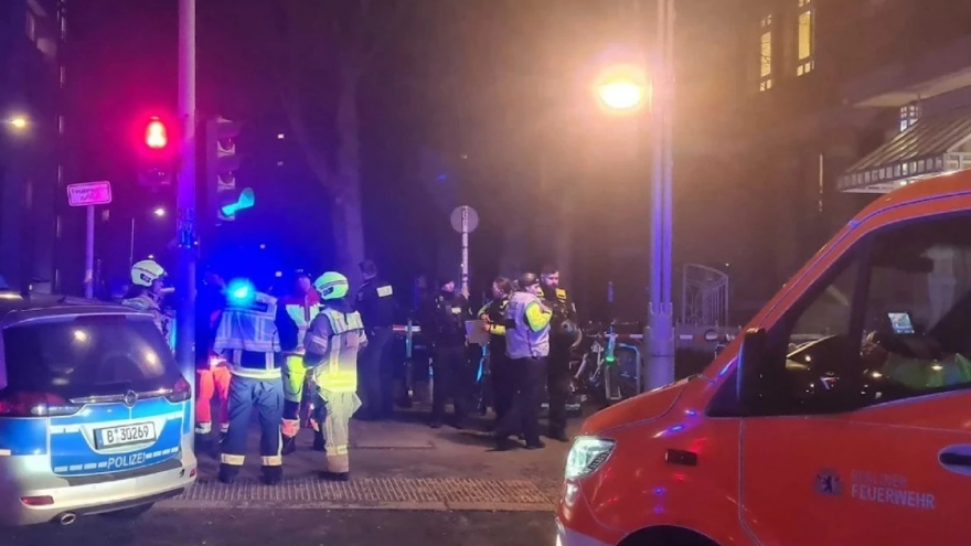 Nổ súng nghiêm trọng tại Berlin (Đức), nhiều người bị thương nặng