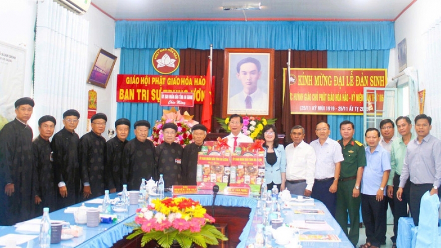 Hoa Hao Buddhism founder’s birth anniversary marked