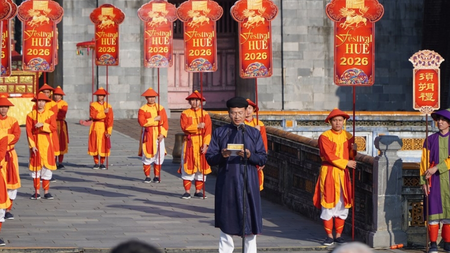 Hue Festival 2026 launched with reenactment of Ban Soc ceremony