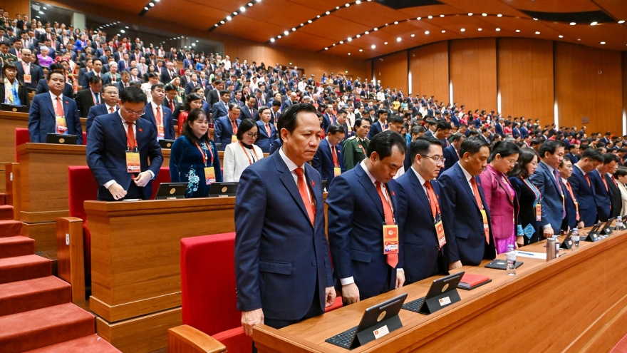 Đại hội XIV của Đảng mặc niệm tưởng nhớ cố Tổng Bí thư Nguyễn Phú Trọng