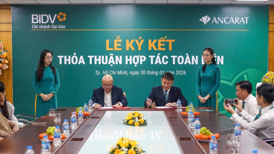 BIDV Chi nhánh Sài Gòn cùng Ancarat mở rộng kênh thanh toán mua bạc online