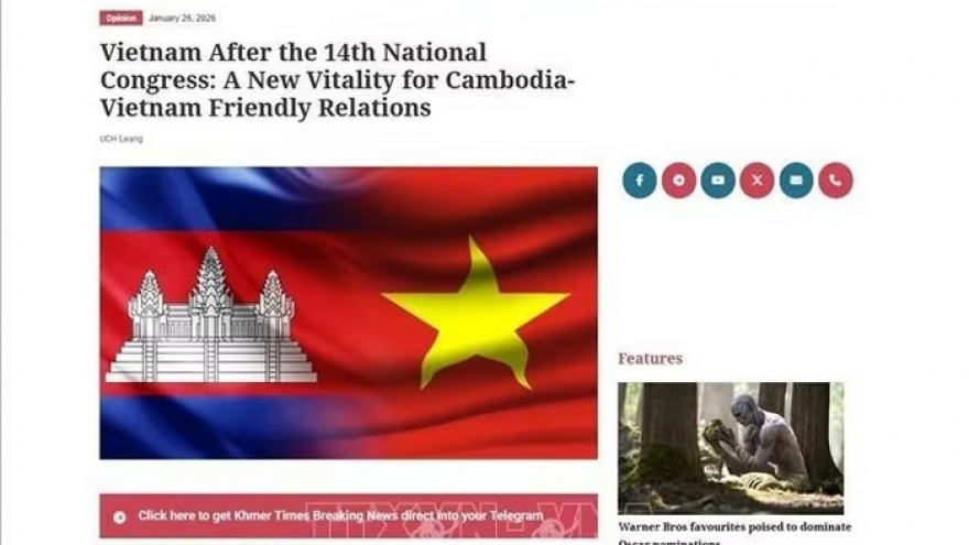 14th National Party Congress creates new momentum for Vietnam – Cambodia ties