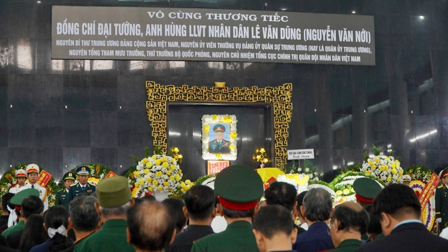 Lời cảm ơn của gia đình Đại tướng Lê Văn Dũng