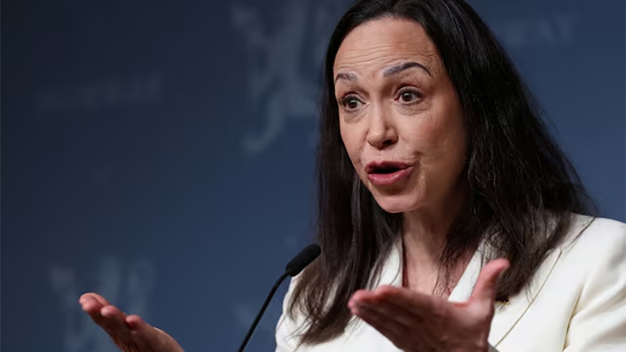 Ông Trump sẽ gặp lãnh đạo phe đối lập Venezuela Maria Corina Machado