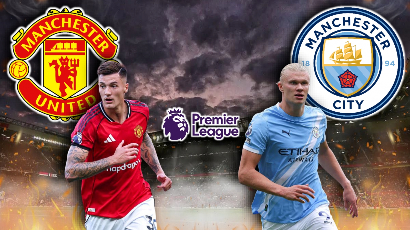 Dự đoán kết quả và đội hình ra sân trận MU vs Man City
