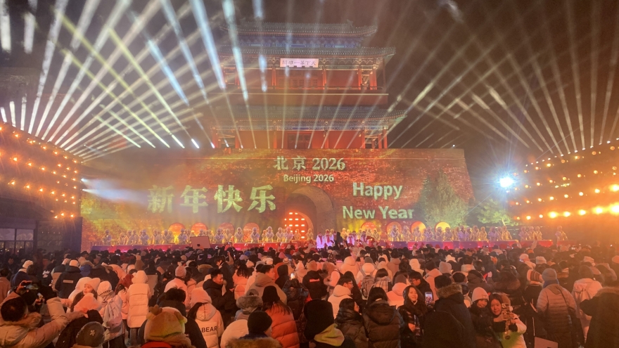 Bắc Kinh rộn ràng bước sang năm mới 2026