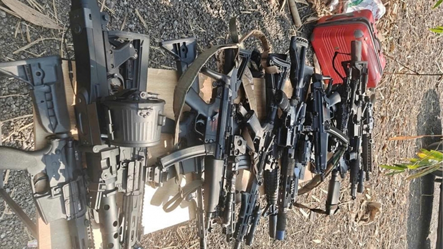 Ngăn chặn nhóm mang súng bắn đạn nhựa chơi “đánh trận giả” tại Long Biên, Hà Nội