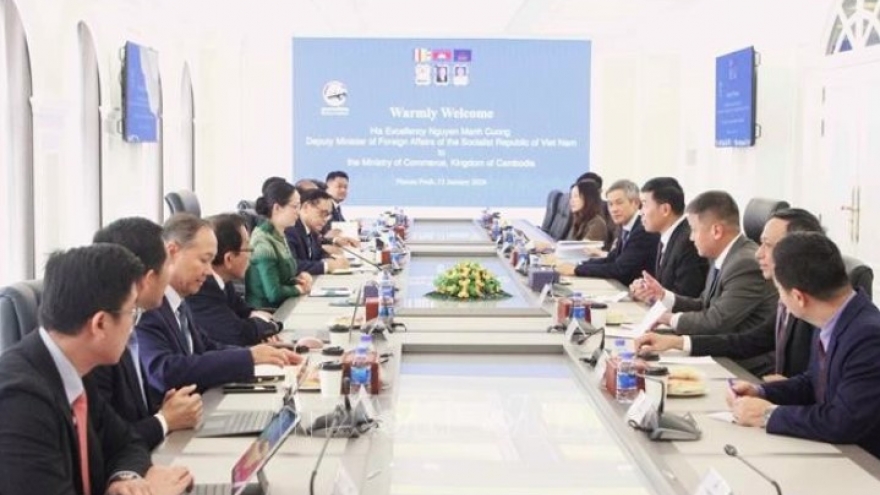 Vietnam, Cambodia promote substantive cooperation