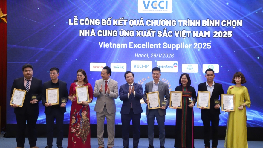 27 doanh nghiệp được bình chọn “Nhà cung ứng xuất sắc Việt Nam 2025”