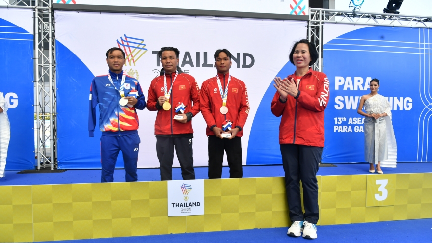 Thể thao Việt Nam khép lại ASEAN Para Games 13 với 38 HCV