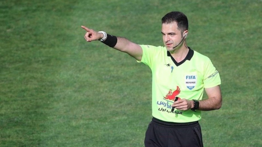 Iranian referee Heidari Payam to officiate U23 Vietnam vs U23 UAE quarter-final