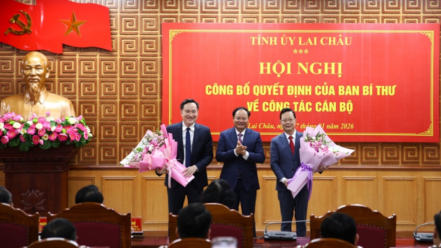 Lai Châu có thêm 2 tân Phó Bí thư Tỉnh ủy