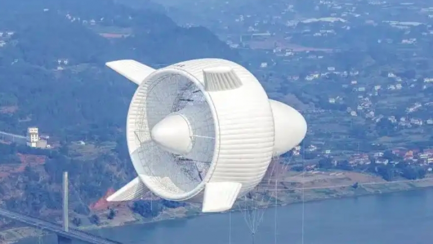 Trung Quốc thử nghiệm thành công hệ thống điện gió trên không dùng trong đô thị