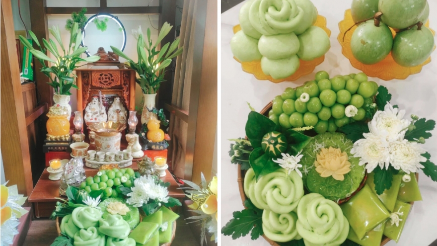 Mẹ đảm Hà Nội bày cách làm mâm lễ chay ngày rằm, mùng 1 cho người bận rộn