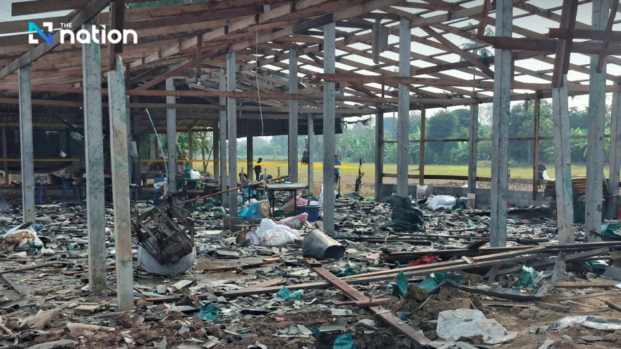 Nổ xưởng pháo hoa ở Thái Lan, ít nhất 4 người thương vong