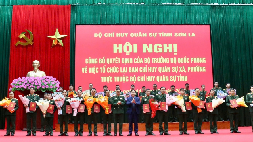Sơn La: Đưa sĩ quan chính quy đảm nhiệm Chỉ huy trưởng Ban CHQS xã, phường