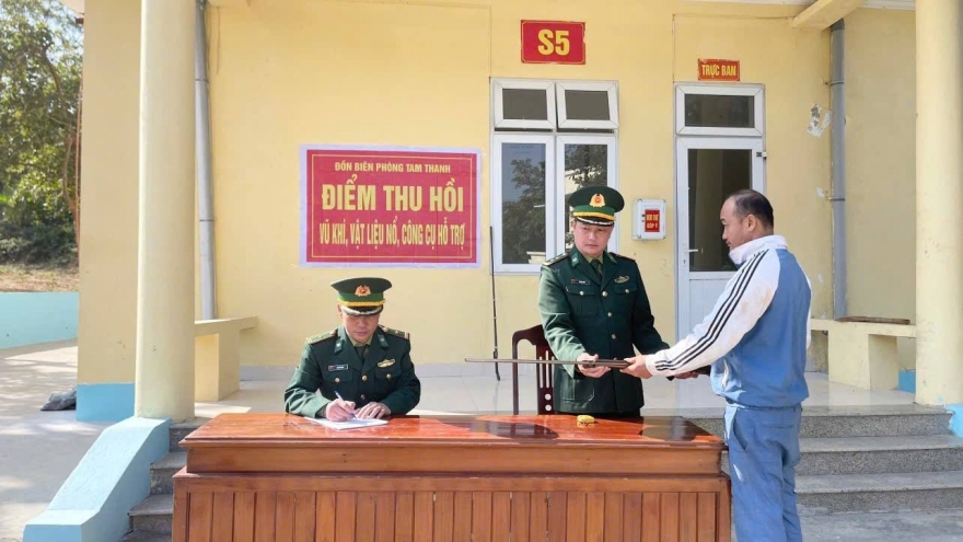 Biên phòng Thanh Hóa đẩy mạnh tuyên truyền, thu hồi vũ khí tự chế