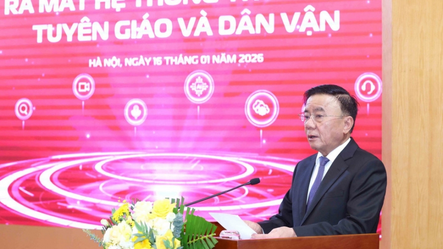 Thường trực Ban Bí thư dự lễ ra mắt ứng dụng di động "Tuyên giáo và Dân vận"