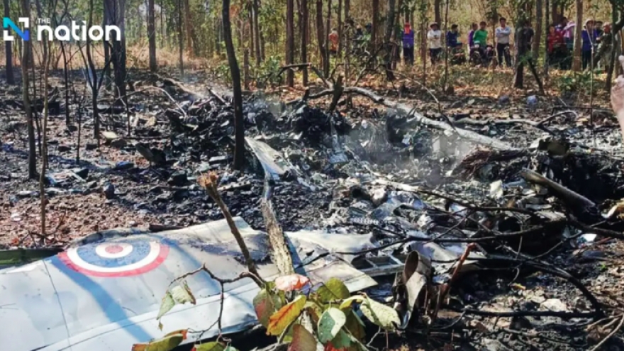 Nóng thế giới ngày 30/1: Rơi máy bay quân sự tại Thái Lan, 2 phi công thiệt mạng