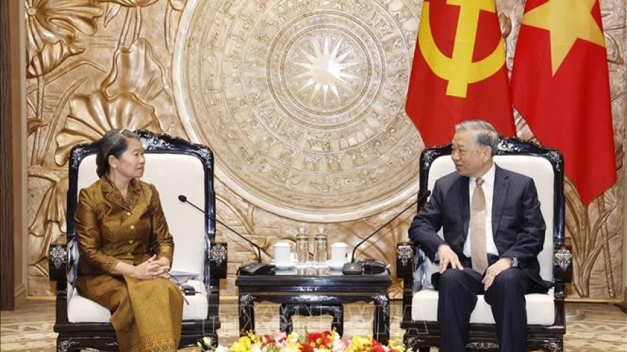Party chief hosts Vice President of Cambodian People's Party