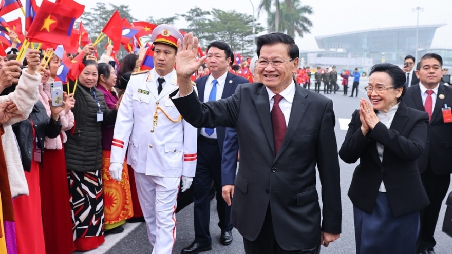 Toàn cảnh chuyến thăm cấp Nhà nước tới Việt Nam của Tổng Bí thư, Chủ tịch nước Lào