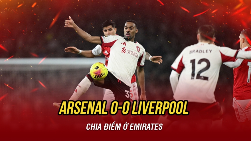 Kết quả Ngoại hạng Anh hôm nay 9/1: Arsenal chia điểm với Liverpool