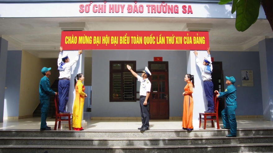 Quân dân nơi Trường Sa: "Đại hội XIV của Đảng là niềm mong đợi lớn"