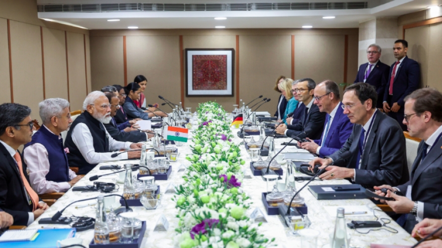 Ấn Độ-Đức thông qua tuyên bố chung về ý định hợp tác trong các lĩnh vực then chốt